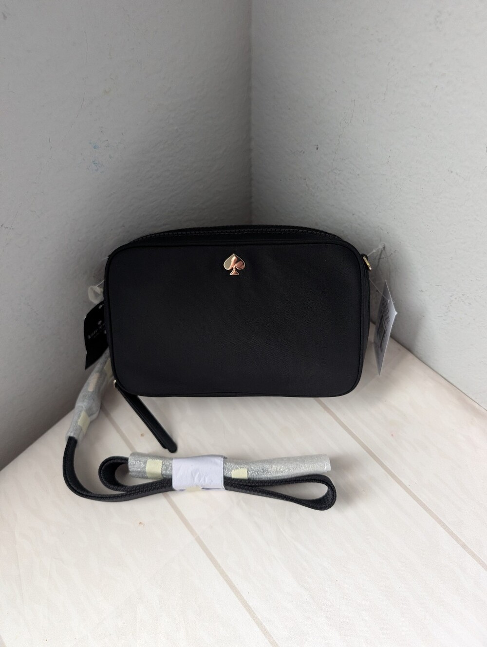 NWT Kate Spade Jae Dual Zip Camera Bag Crossbody in Black